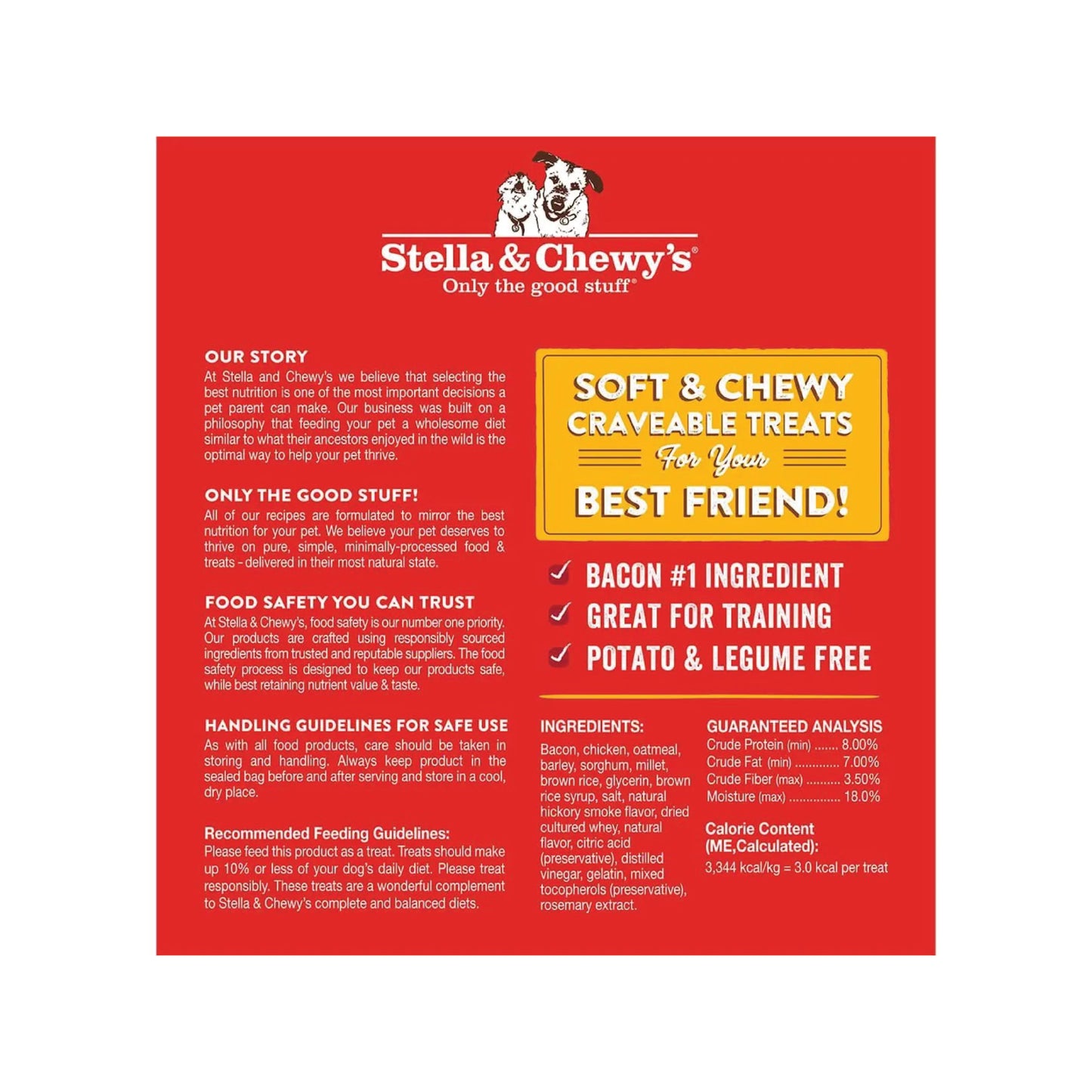 Stella & Chewy's - Crav'n Bac'n Bites™ Bacon & Chicken Dog Treats