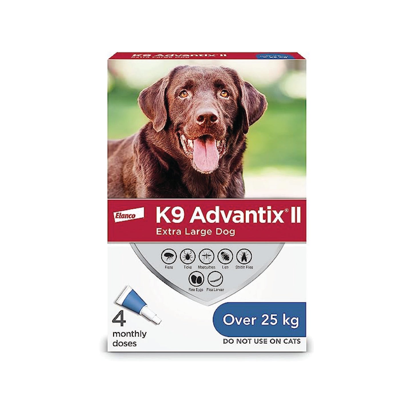 K9 Advantix II - Chiens (> 25 kg) paquet de 4 doses