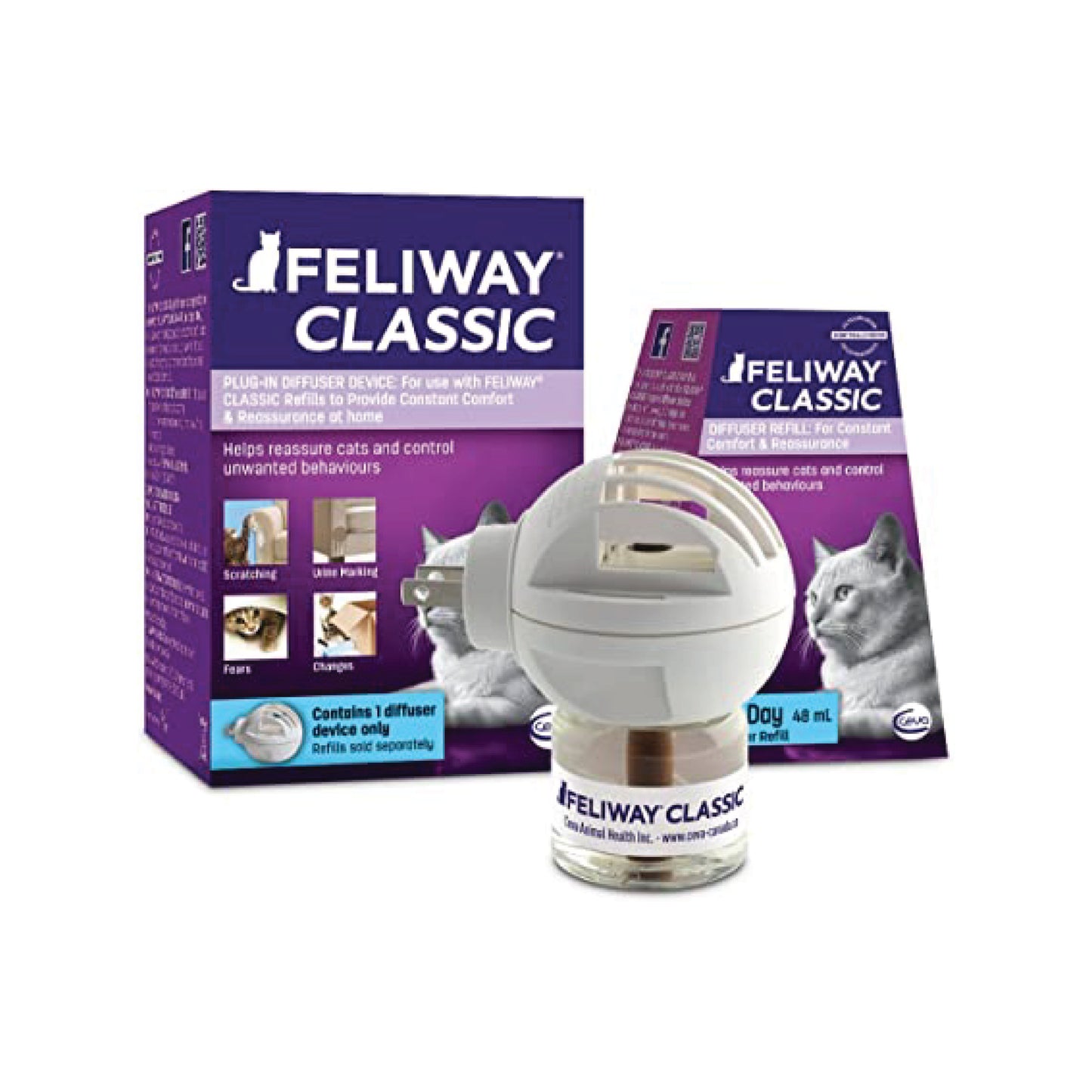 FELIWAY - Kit de démarrage diffuseur de phéromones classique