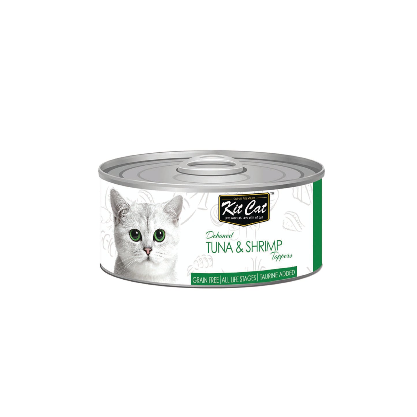 Kit Cat - Garnitures de thon et de crevettes