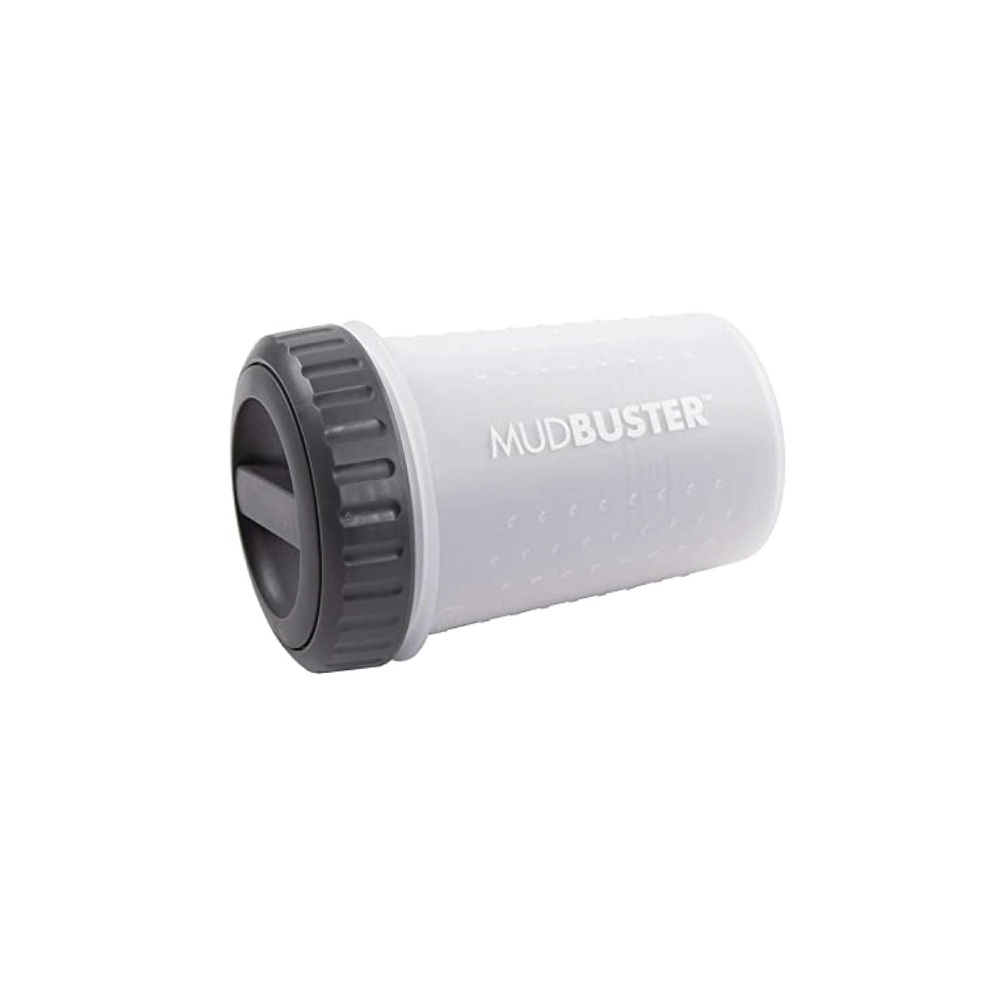 Dexas - Le nettoyeur de pattes de chien Mudbuster avec couvercle (moyen et large, gris)
