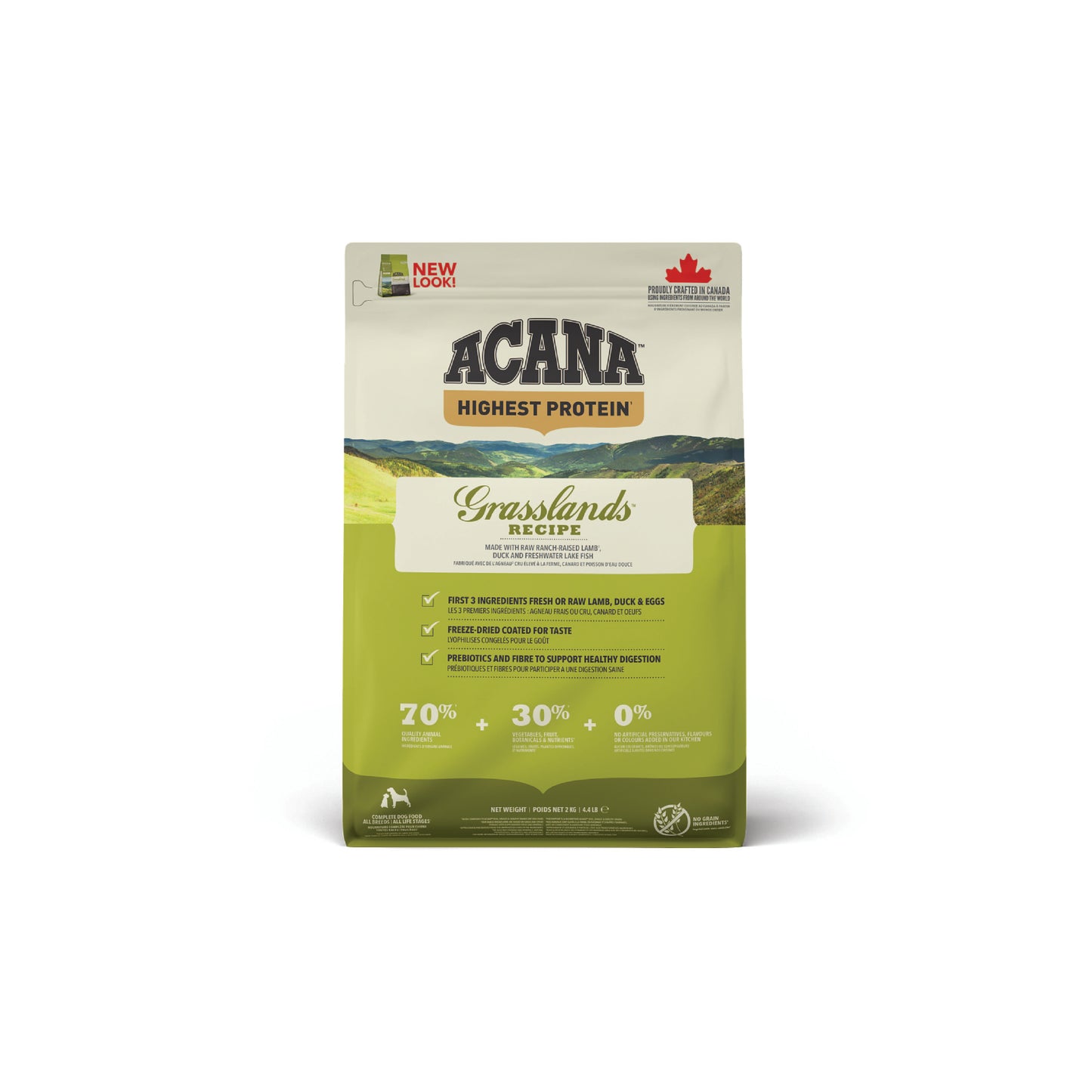 ACANA Highest Protein Grasslands Dog Food 2 kg