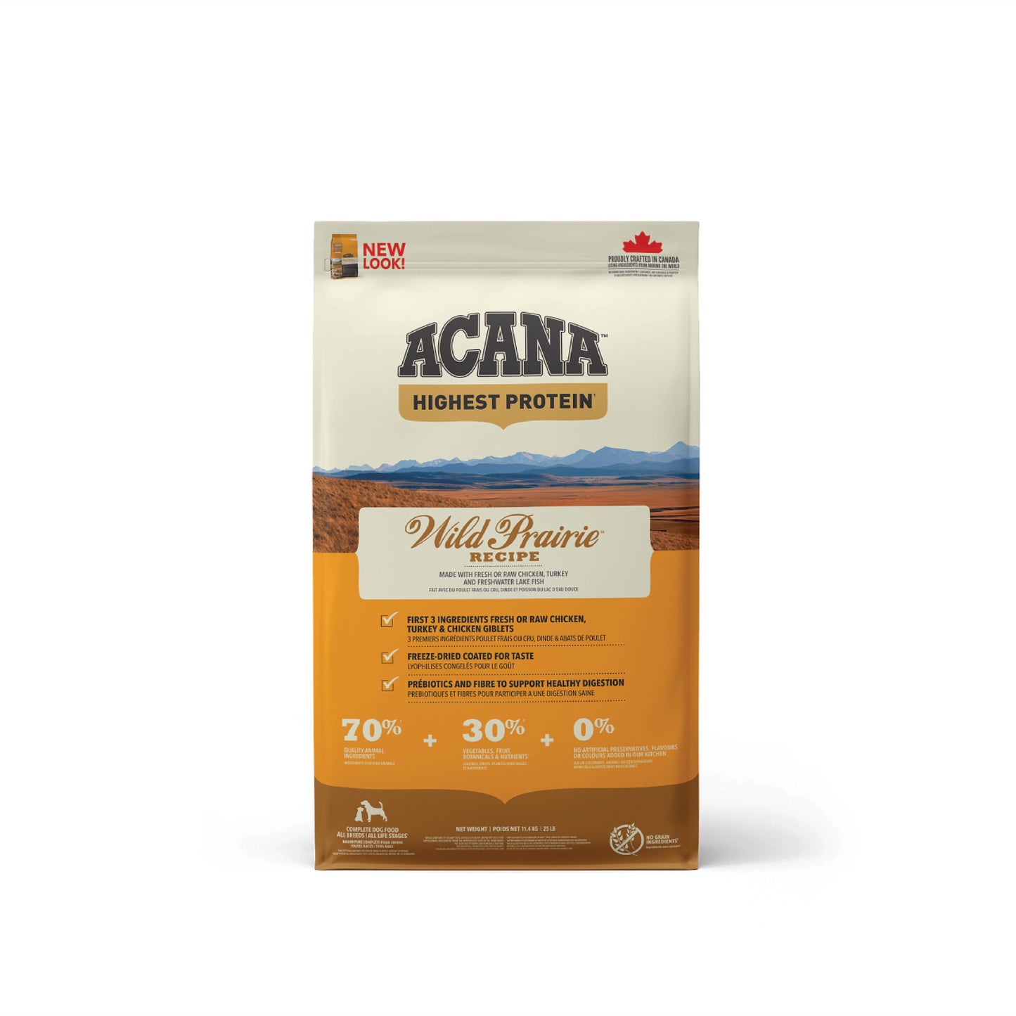 Acana - Prairies sauvages (plus forte teneur en protéines)