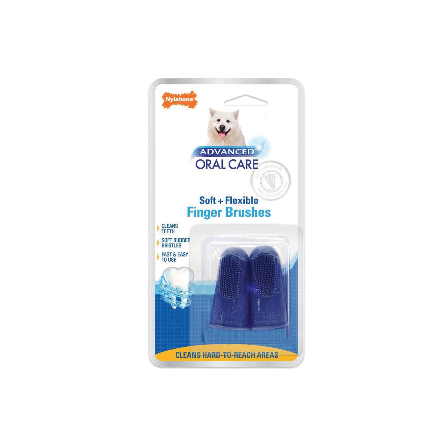 Nylabone - Brosse sur doigts pour chien