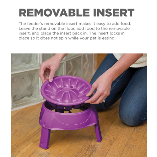 Outward Hound - 3-in-1 Adjustable Elevated Slow Feeder