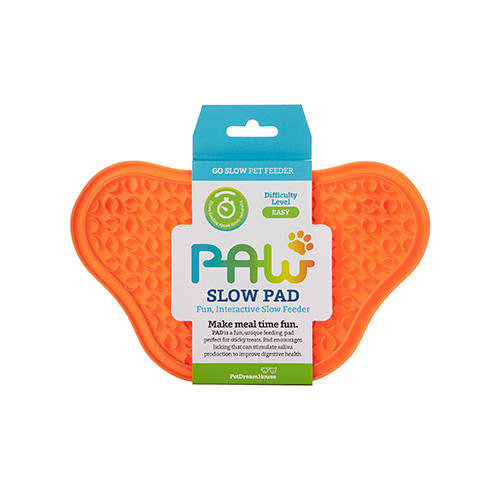 PetDreamHouse - Lick Pad Mat with Suction Cup (Orange or Blue)