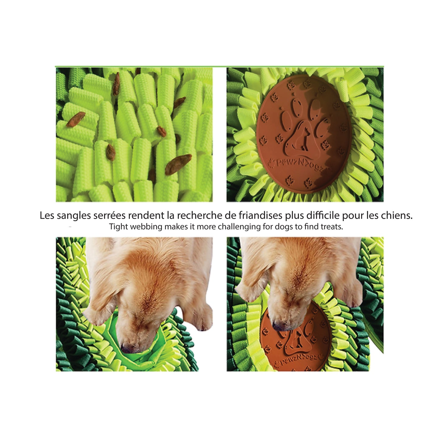 PawzNDogz - Tapis de fouille en forme d'avocat