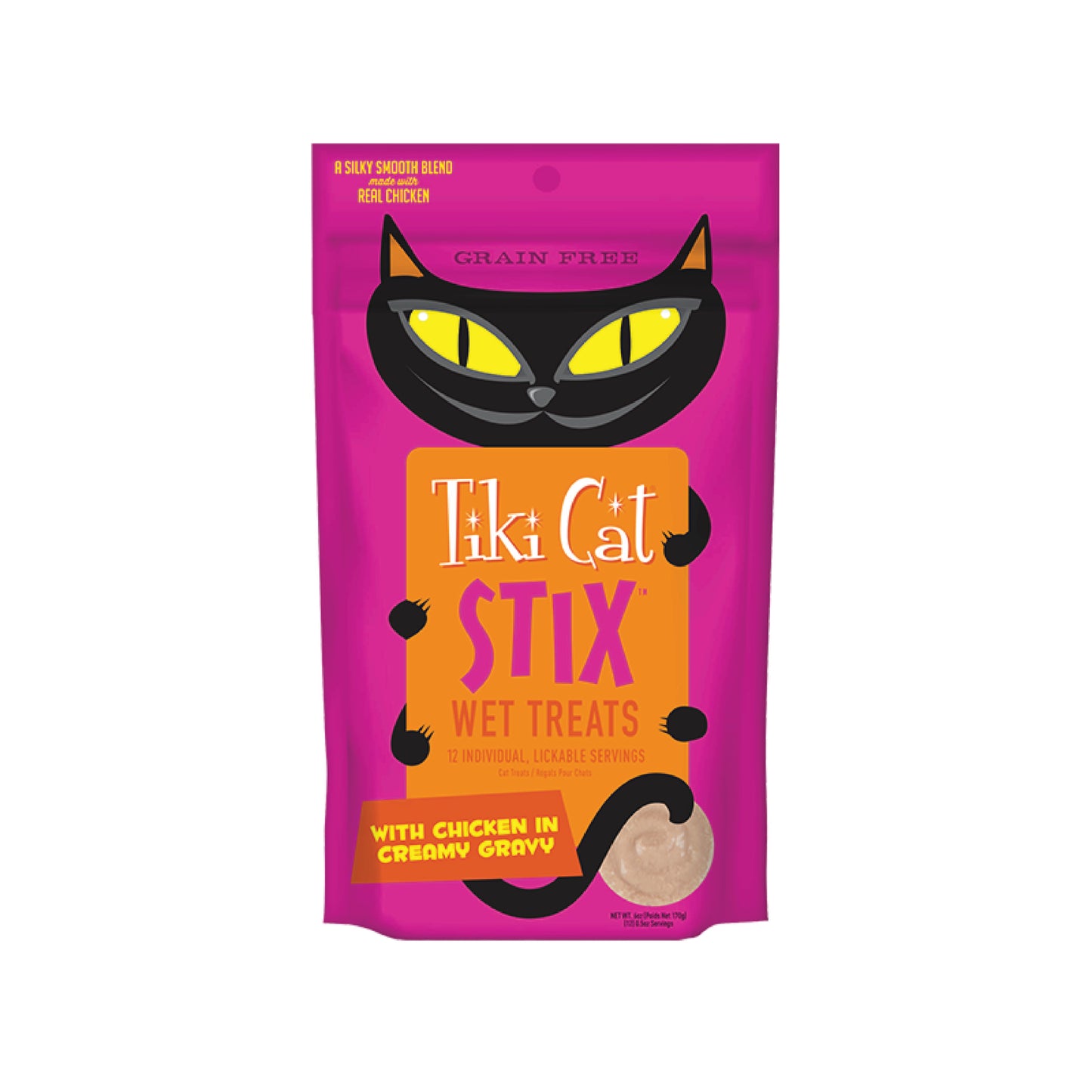 Tiki Cat - Stix de mousse au poulet (gâteries humides pour chat)