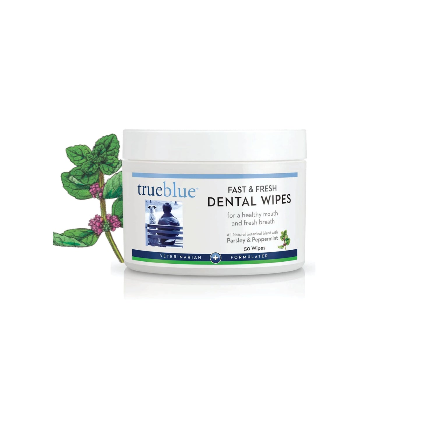True Blue - Lingettes dentaires pour chien & chat