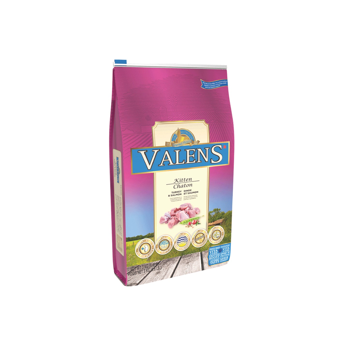 Valens - Nourriture pour chaton (dinde & saumon, sans grains)