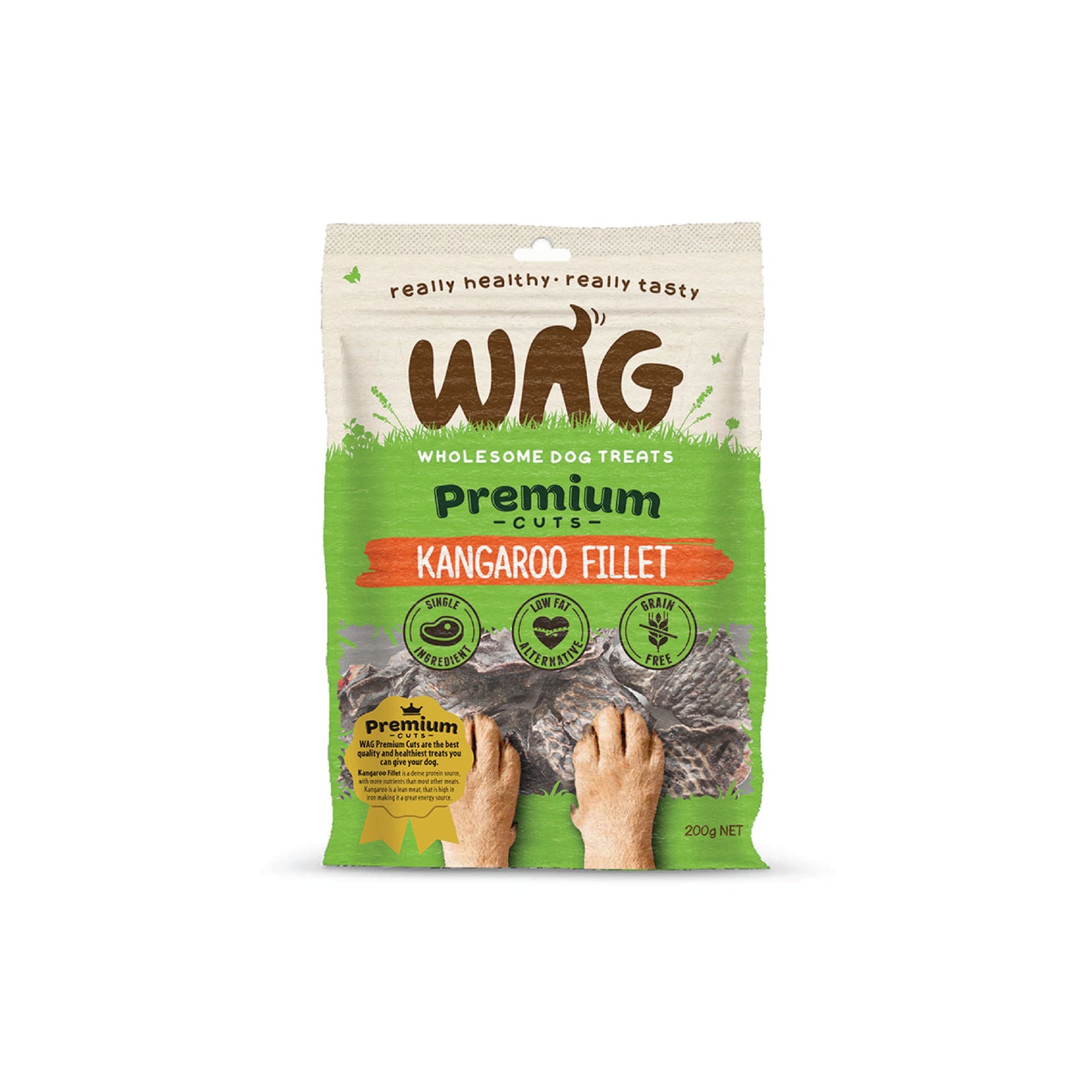 WAG - Gâteries pour chien au coeur de kangourou