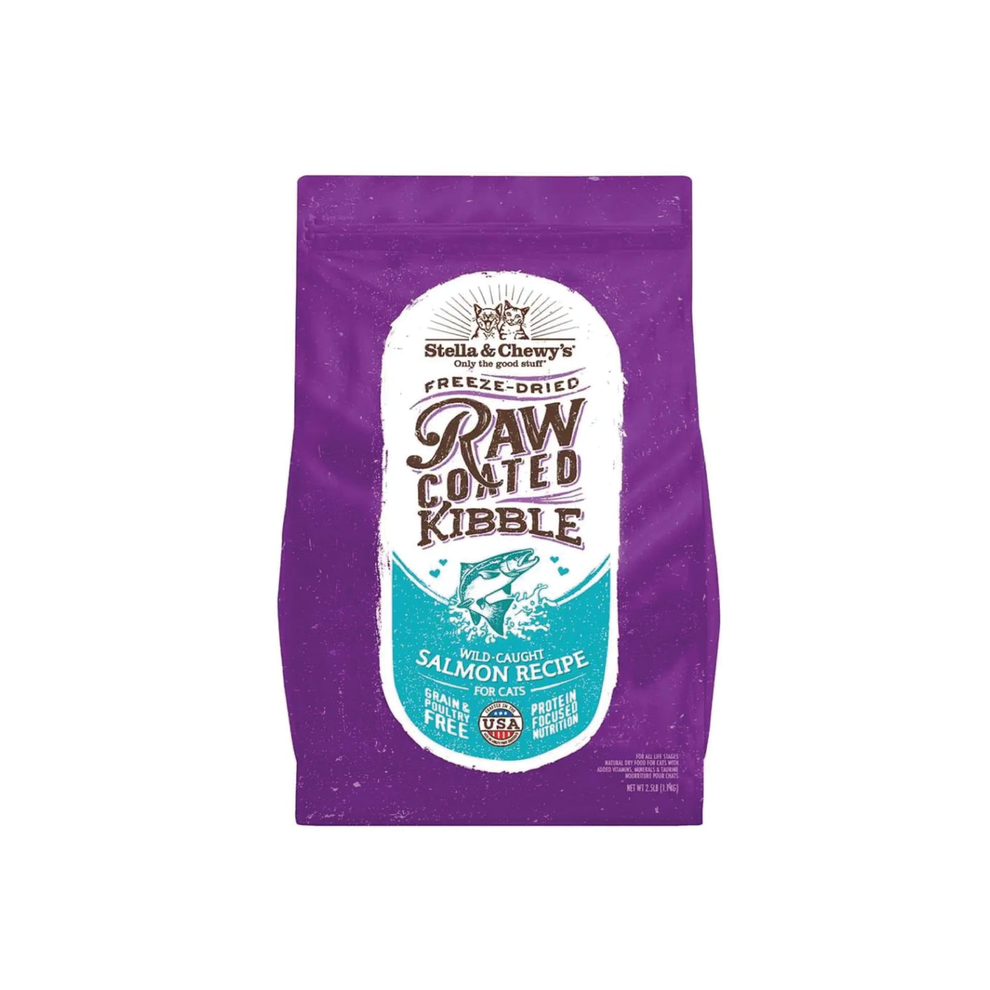 Stella & Chewy's - Wild-Caught Salmon Recipe Raw Coated Kibble (Grain Free)