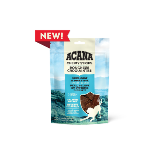 Acana - Chewy Strips Skin, Coat and Digestive Dog Treats (Salmon)