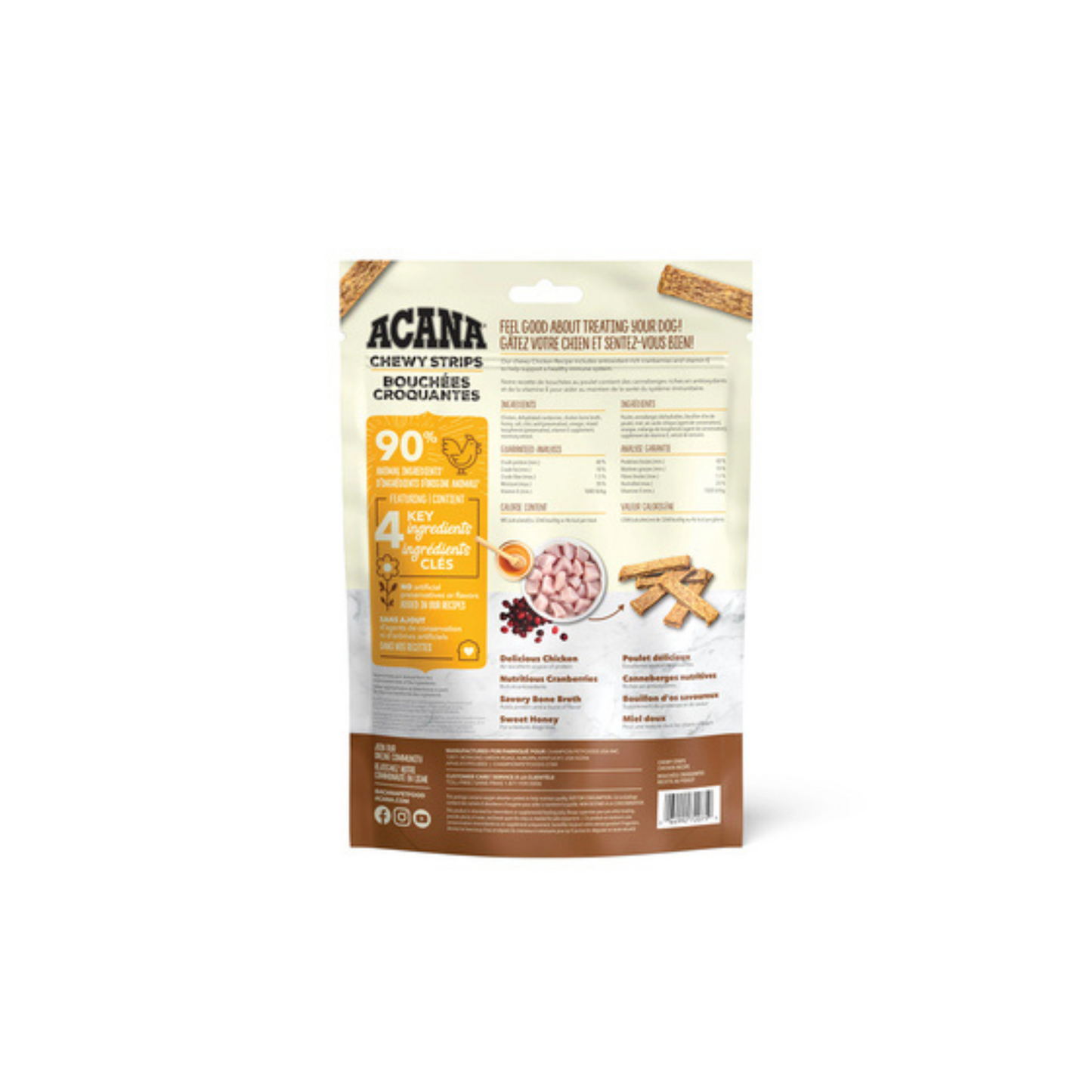 Acana - Chewy Strips Immune System Dog Treats (Chicken)