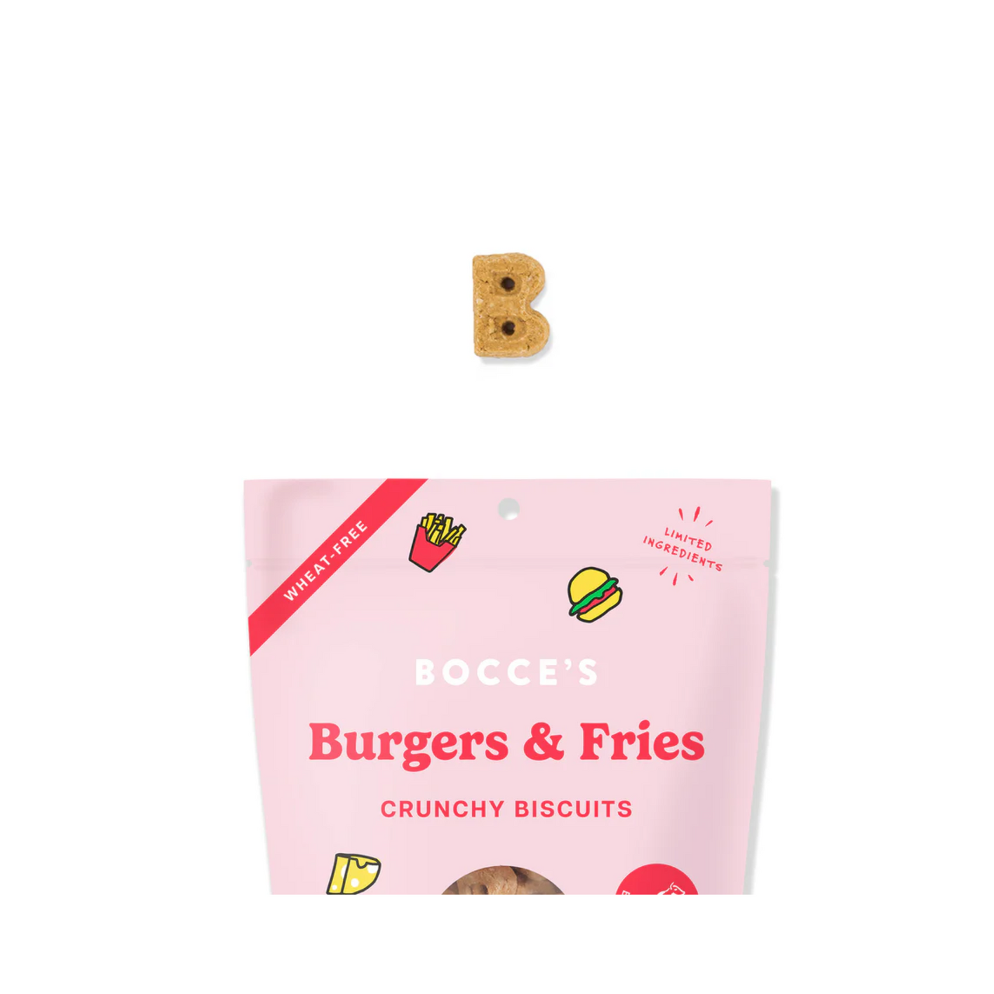 Bocce's Bakery - Burgers and Fries Crunchy Dog Treats