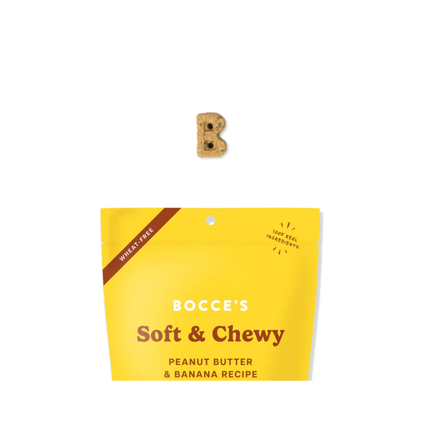 Bocce's Bakery - Soft and Chewy Peanut Butter and Banana Dog Treats