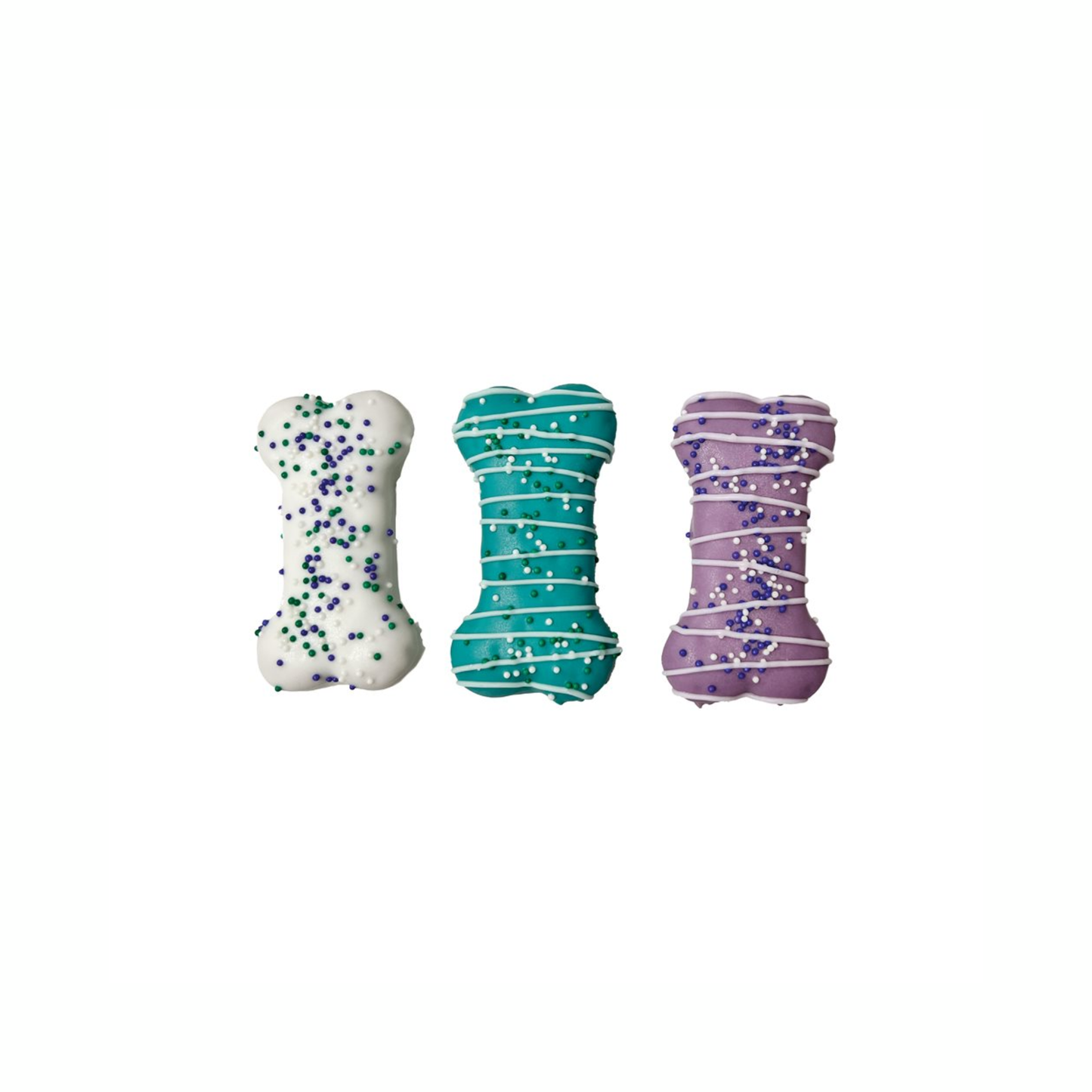 Bosco & Roxy's - Dipped Birthday Bone Dog Cookies (pack of 3)