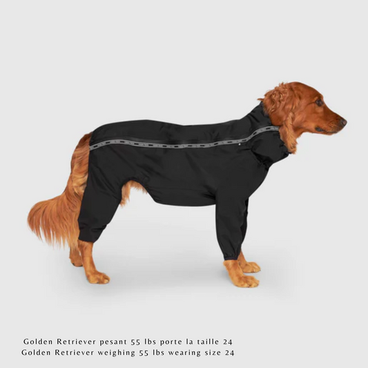 Canada Pooch - Dog Slush Suit (Black, Sizes available)