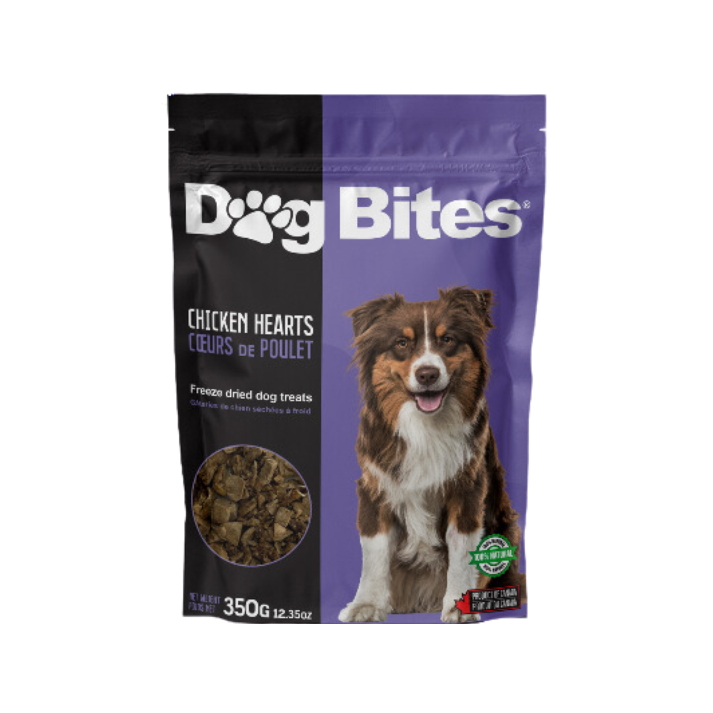 Dog Bites - Chicken Hearts Freeze-Dried Dog Treats