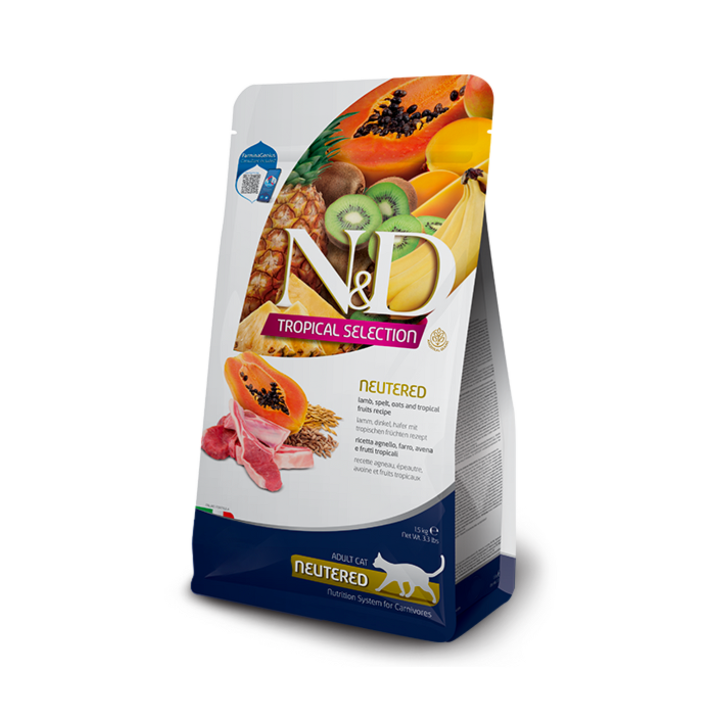 Farmina - Tropical Selection Dry Neutered Cat Food (Lamb)