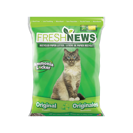 Fresh News - Recycled Newspaper Original Litter (Pellets, 12 lb)