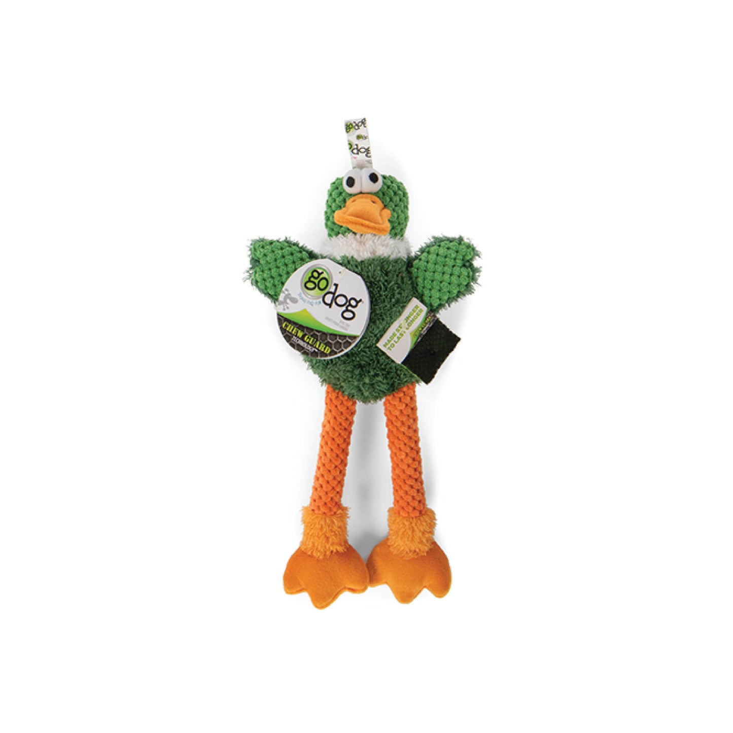 goDog - Skinny Duck Dog Toy (Sizes available)