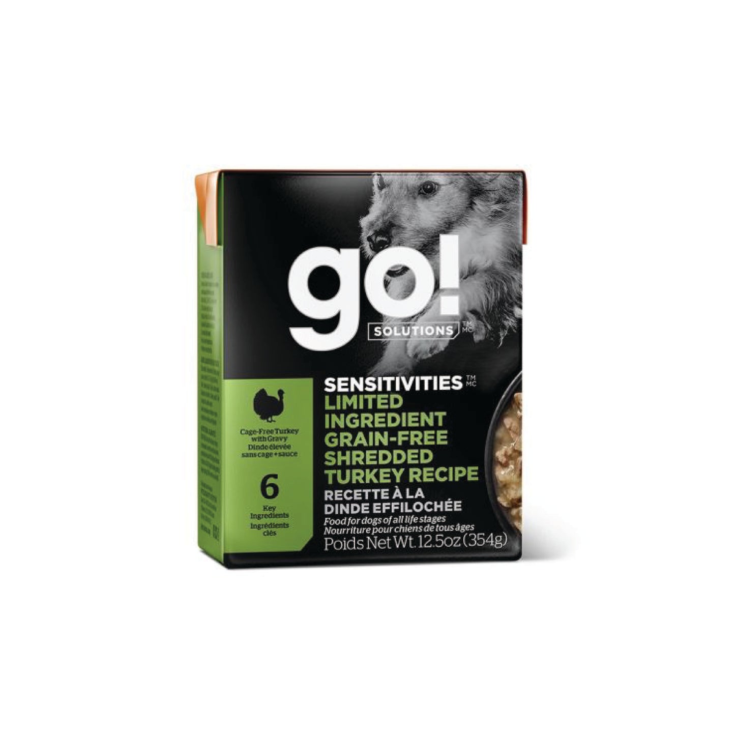 Go! - Sensitivities Shredded Turkey (Grain Free)