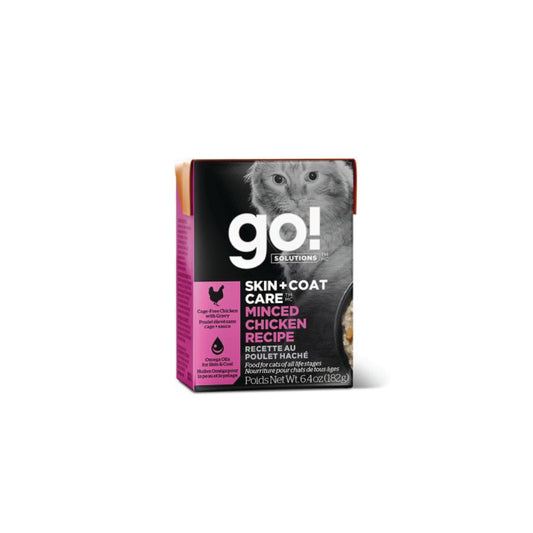 Go! - Skin + Coat Minced Chicken for Cats