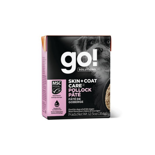 Go! - Skin + Coat Pollock Pâté (with Grains)