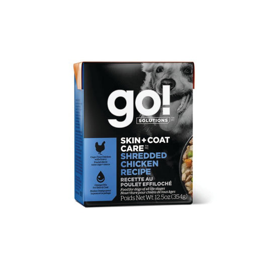 Go! - Skin + Coat Shredded Chicken (with Grains)