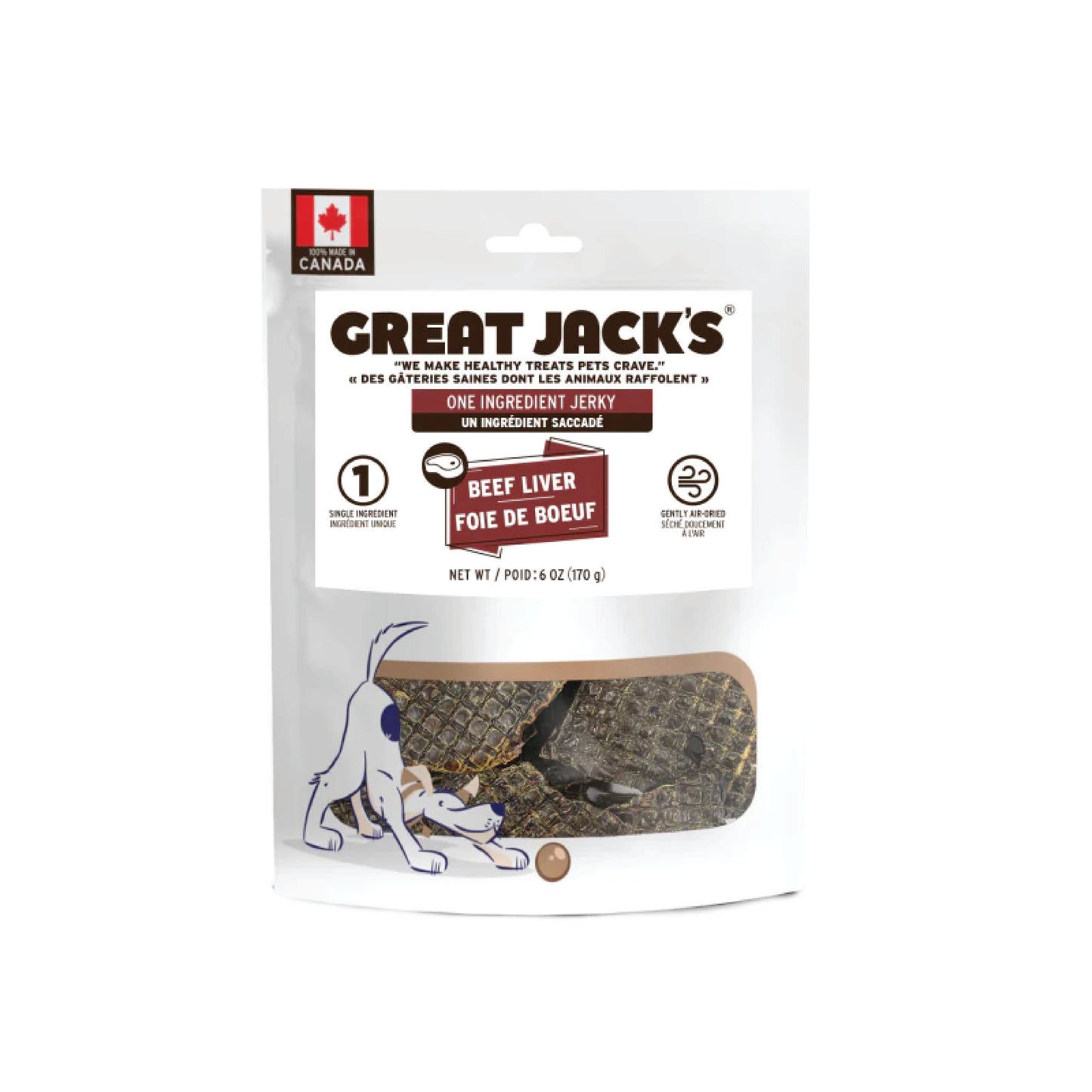 Great Jack's - Beef Liver Jerky Dog Treats