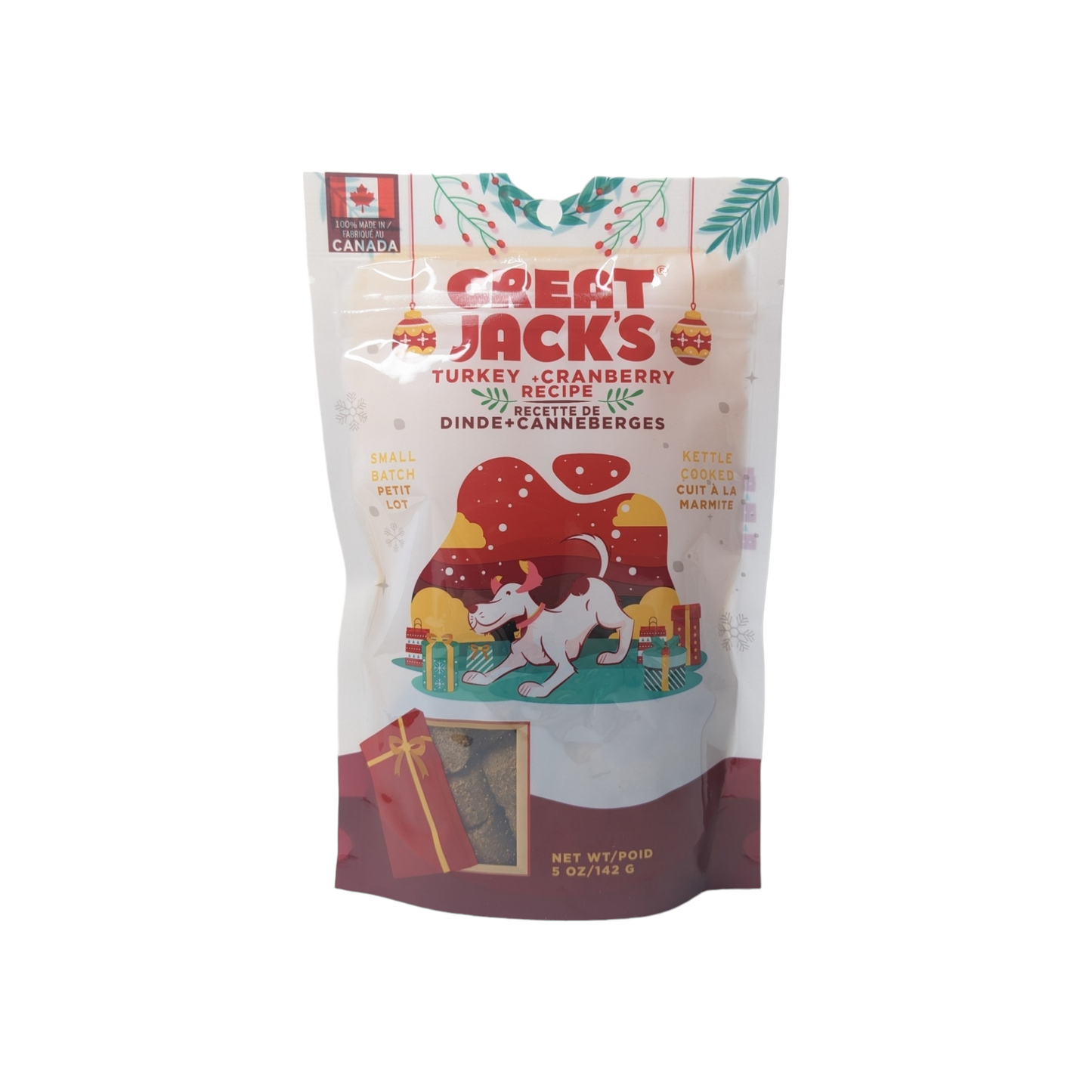 Great Jack's - Soft Holiday Treats for Dogs (Turkey and Cranberry)