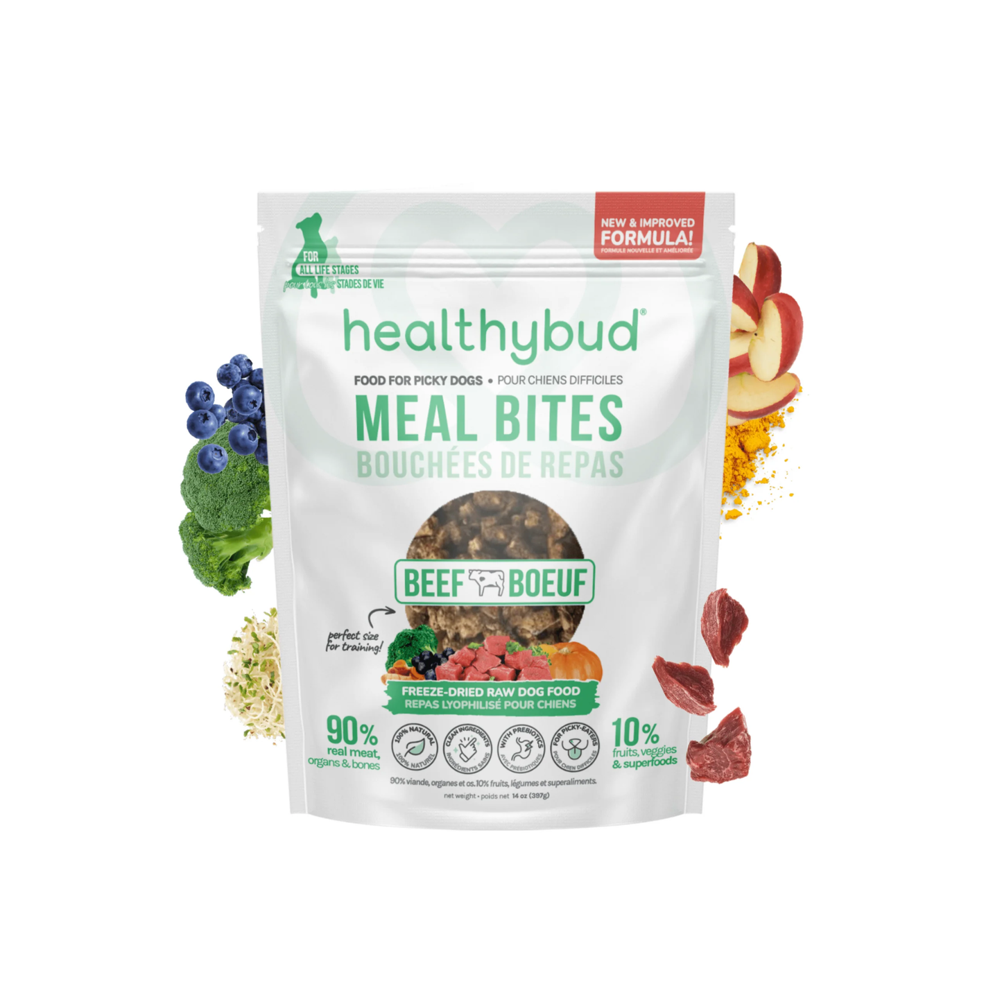 Healthybud - Freeze-Dried Dog Food (Bites, Beef)