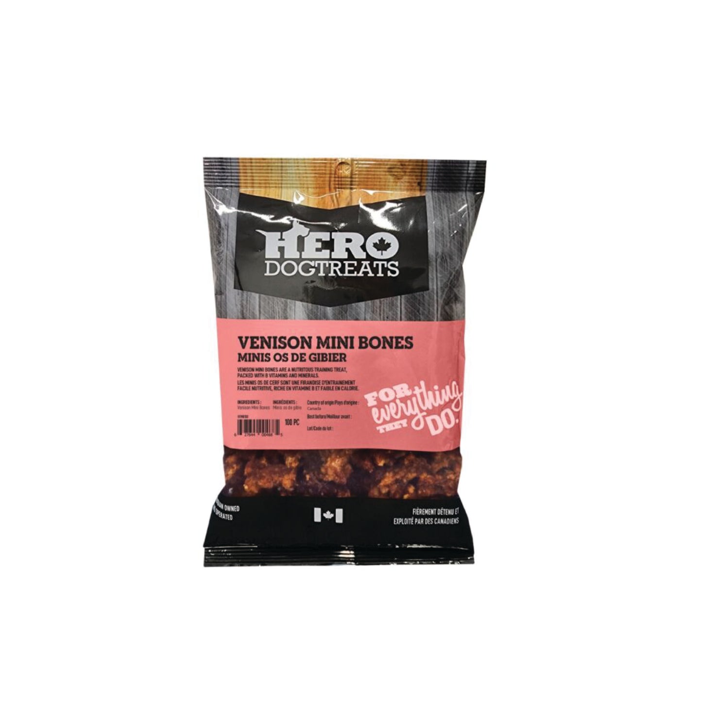 Hero Dog Treats - Venison Mini Bones Dog Training Treats