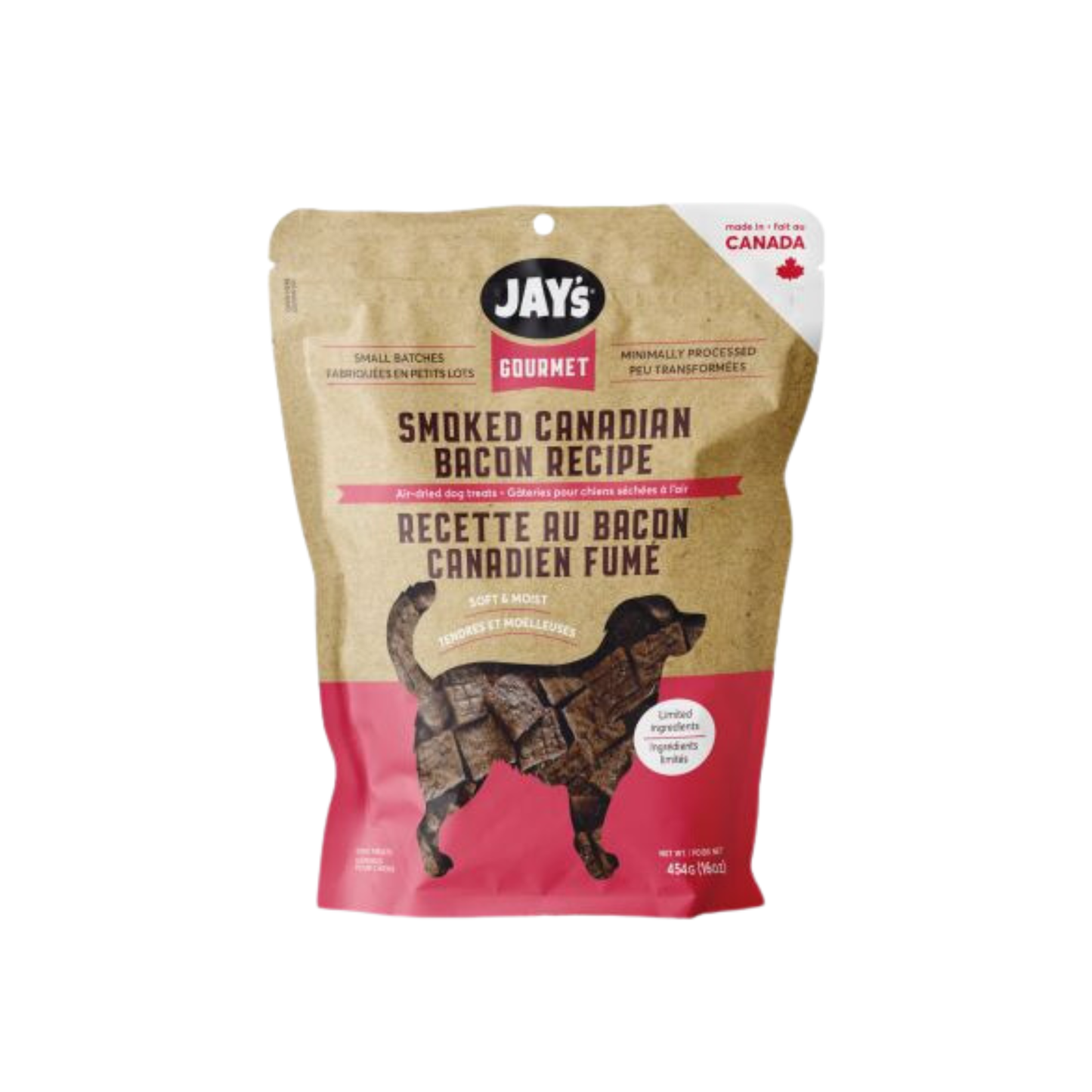 Jay's Gourmet - Gâteries moelleuses pour chien (bacon)