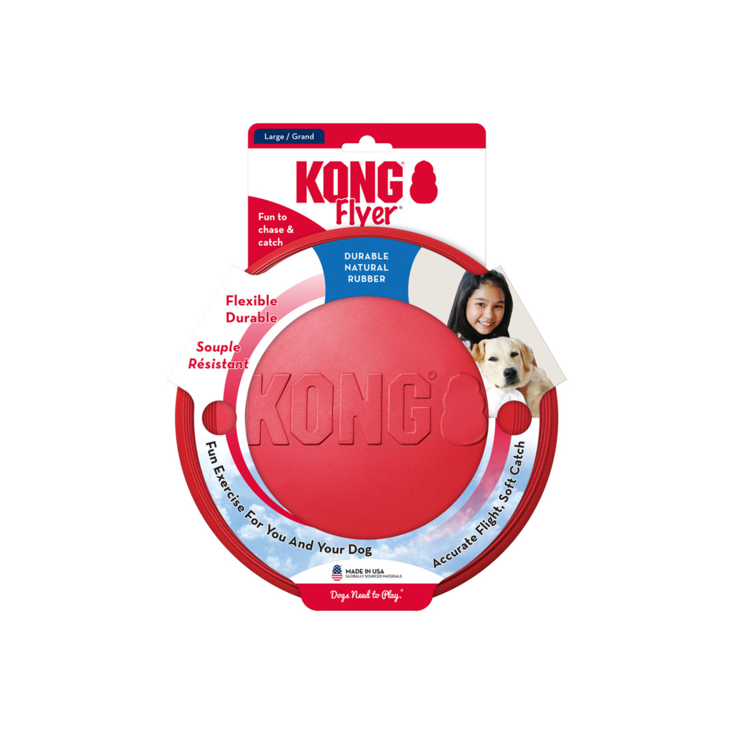 Kong - Classic Flyer Dog Frisbee