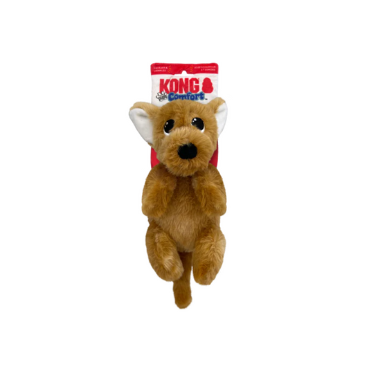 Kong - Comfort Pups Peanut Dog Plush Toy (Small)