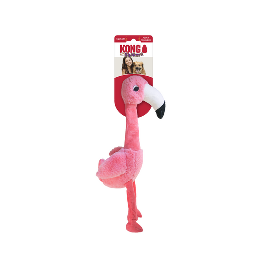 Kong - Shakers Honkers Flamingo Dog Plush Toy