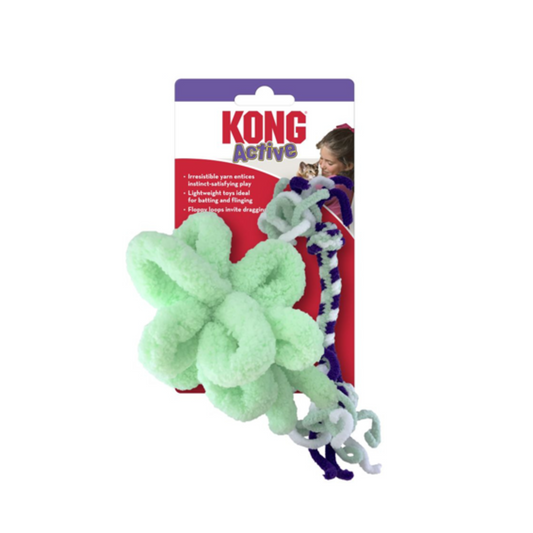 Kong - Active Cat Rope 2 Toys (Mint and Purple)