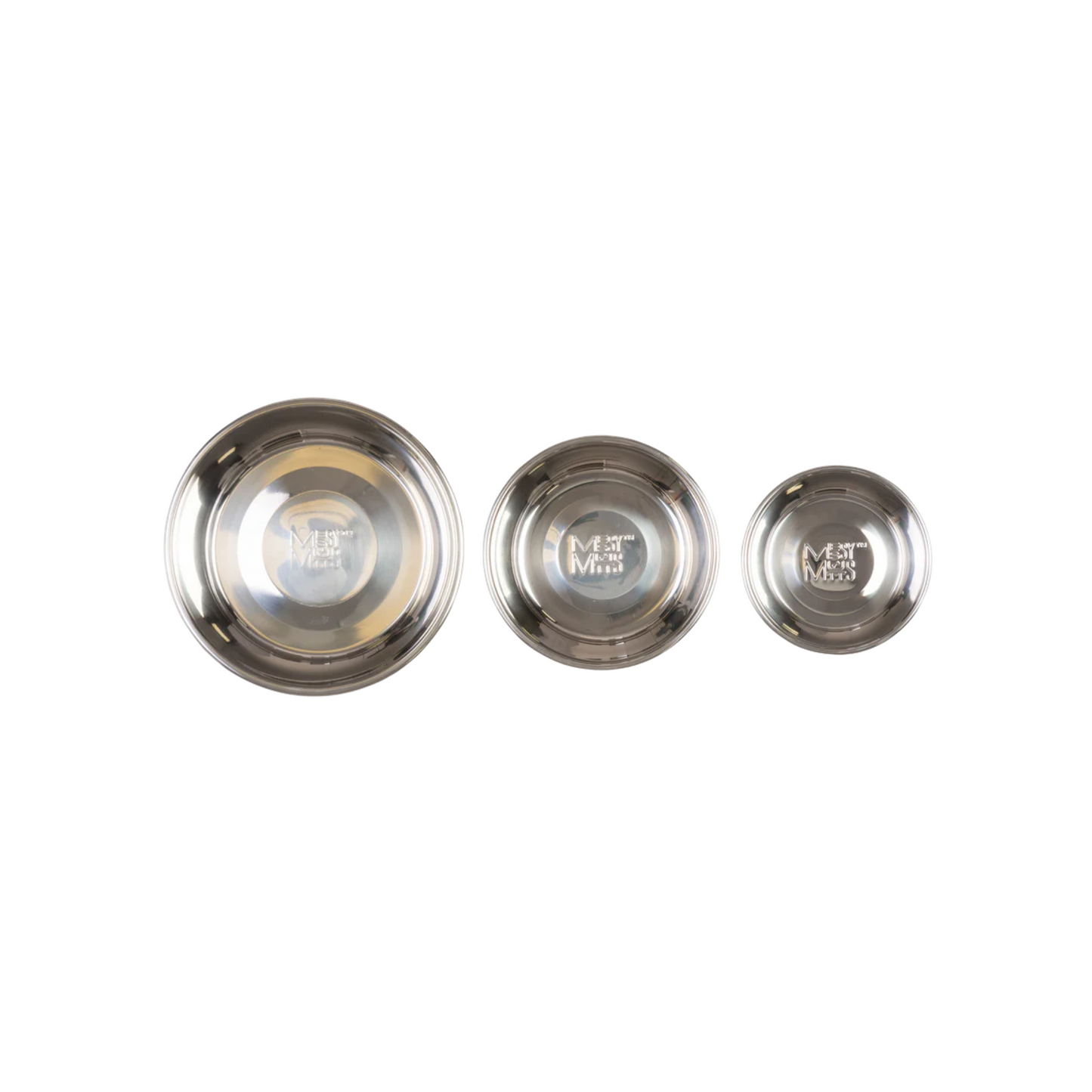 Messy Mutts - Dog or Cat Stainless Steel Bowl (Sizes available)