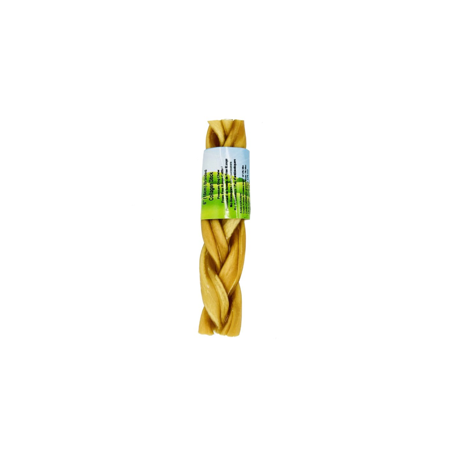 Nature's Own - Braided Collagen Stick Dog Chew (6”)