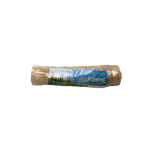 Nature's Own - Regular Buffalo Cheek Roll Dog Chew (6")