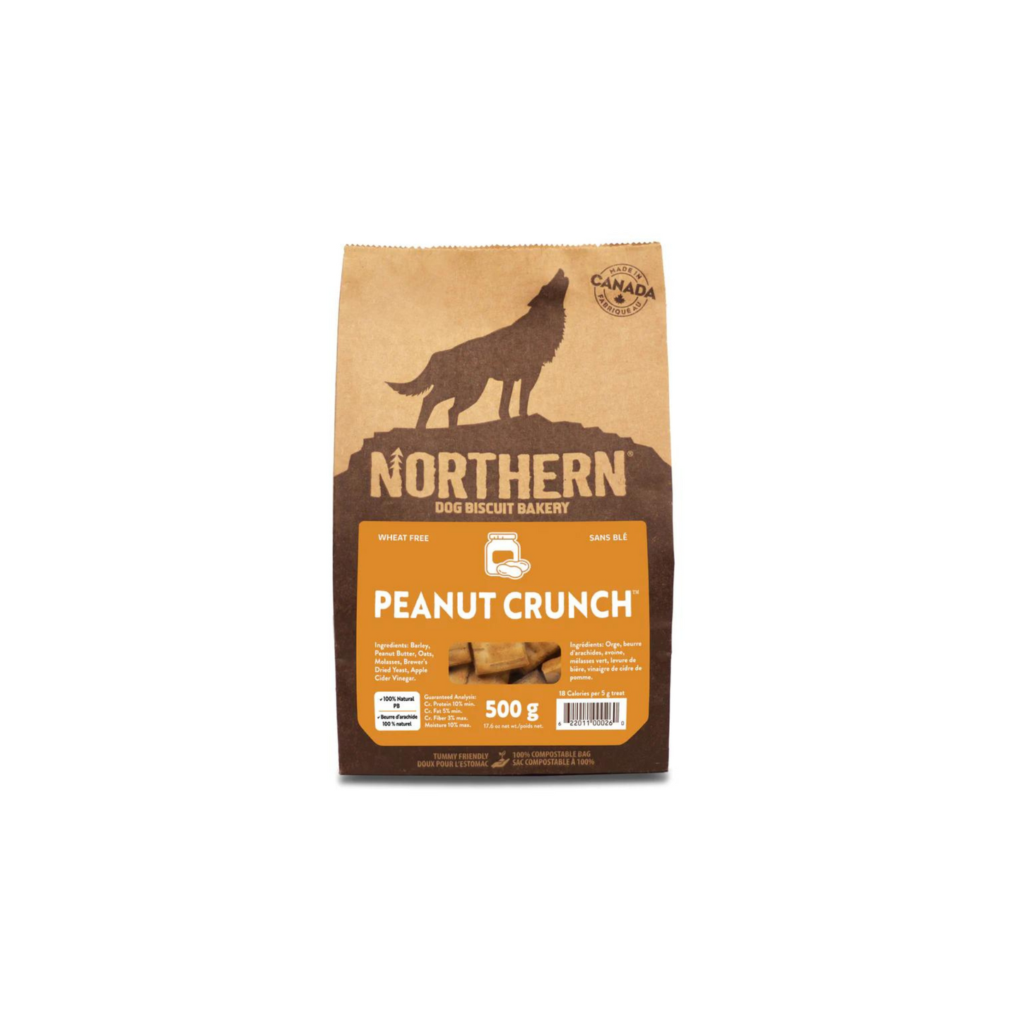 Northern Classic - Wheat-free Dog Biscuits (Peanut Butter)