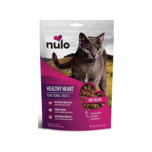 Nulo - Healthy Heart Functional Crunchy Cat Treats (Beef)