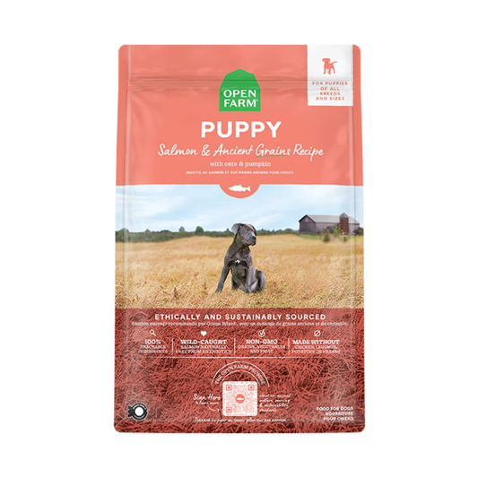 Open Farm - Dry Puppy Food (Salmon, with Grains)