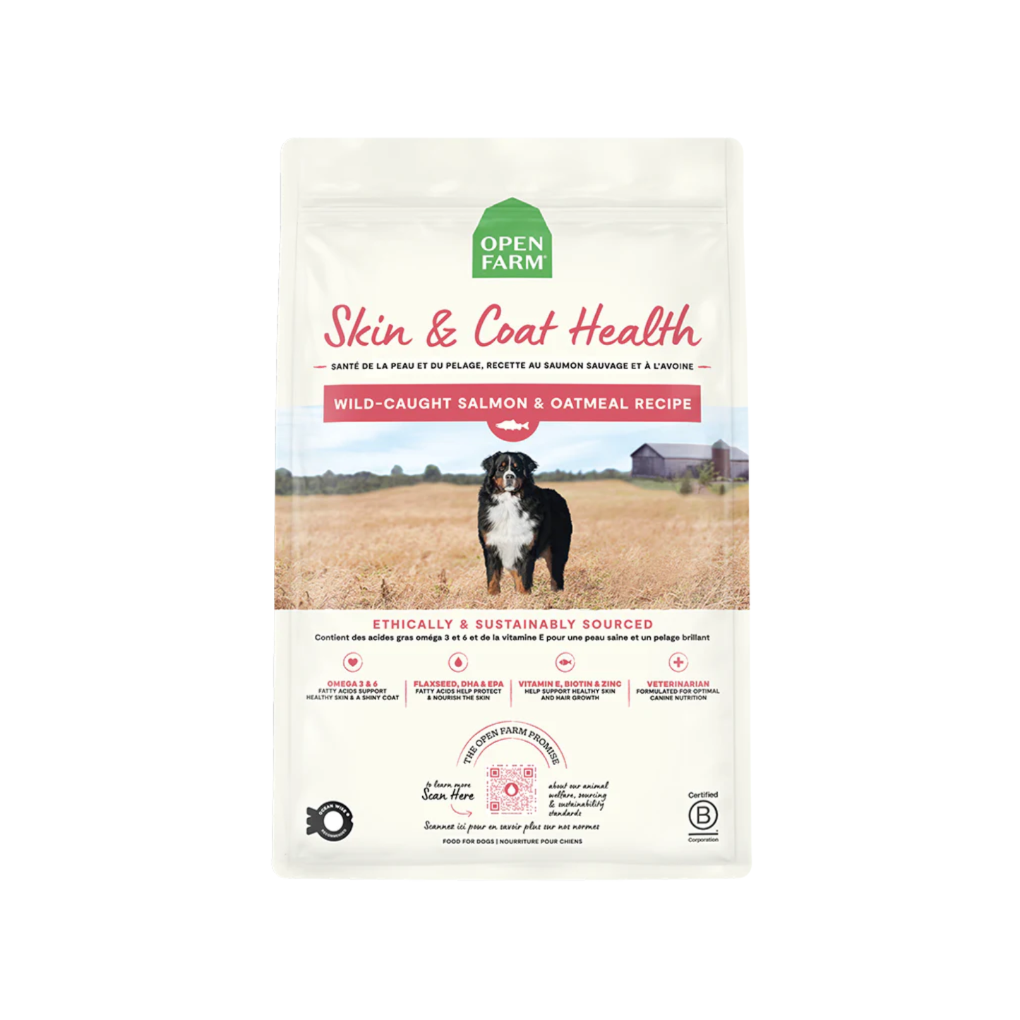 Open Farm - Skin & Coat Health Dog Food (Wild-Caught Salmon & Oatmeal)