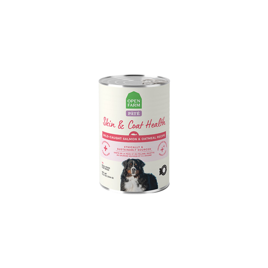 Open Farm - Skin & Coat Health Wet Dog Food (Wild-Caught Salmon & Oatmeal, Pâté)