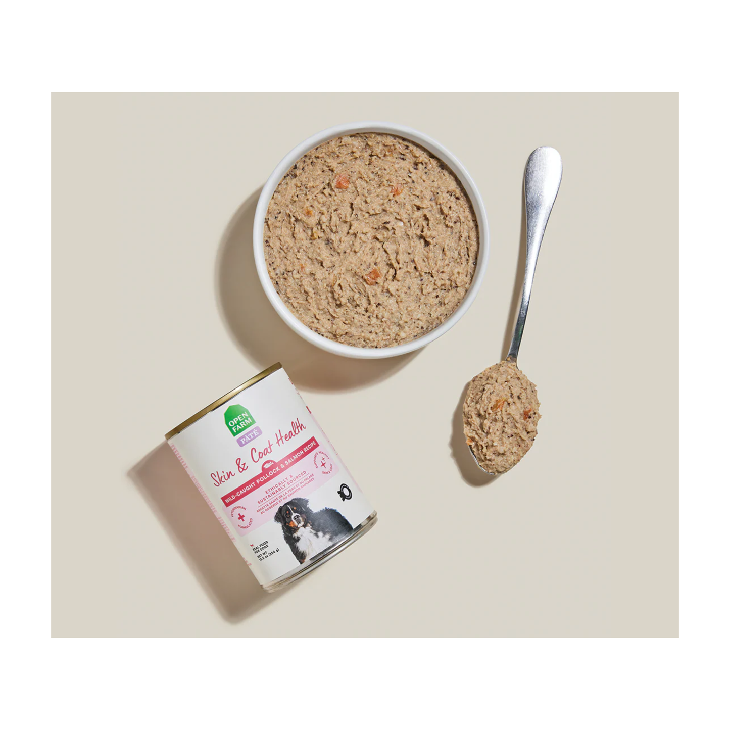 Open Farm - Skin & Coat Health Wet Dog Food (Wild-Caught Salmon & Oatmeal, Pâté)