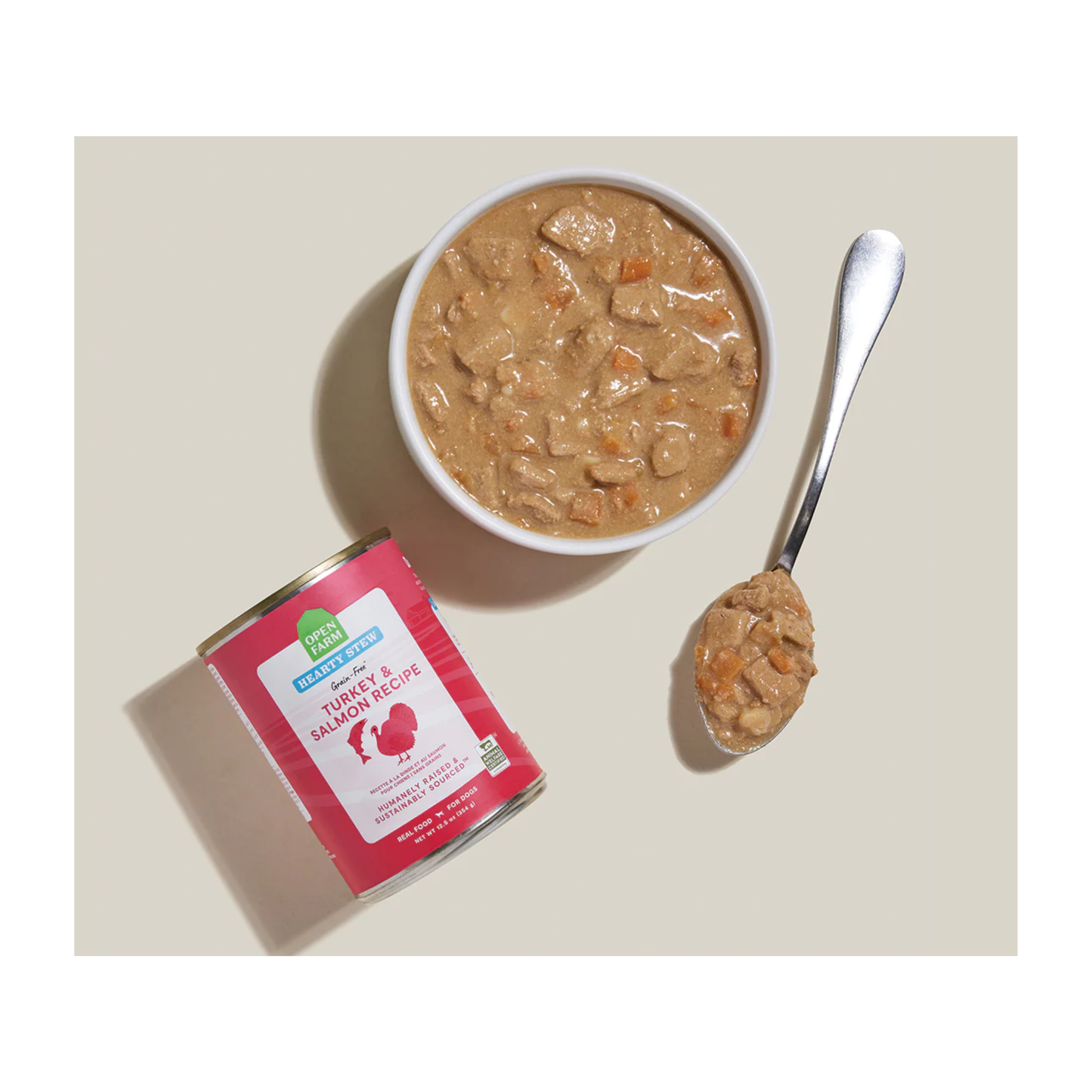 Open Farm - Turkey & Salmon Hearty Stew Recipe Wet Dog Food (Grain Free)