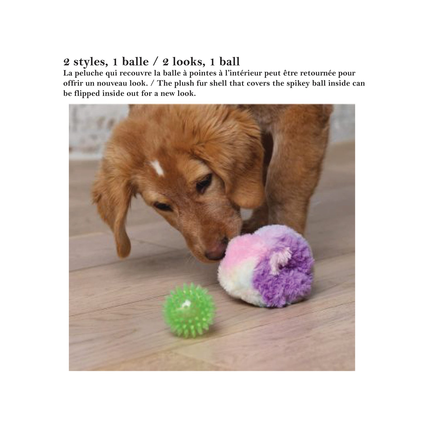 Outward Hound - Monkey Plush & Spike Ball